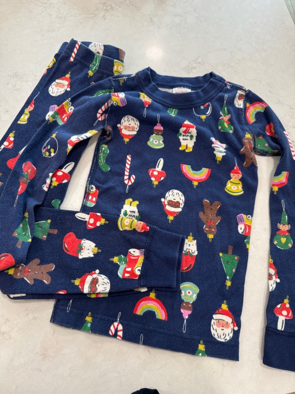 Hanna Andersson Christmas Pajamas Size 6-7